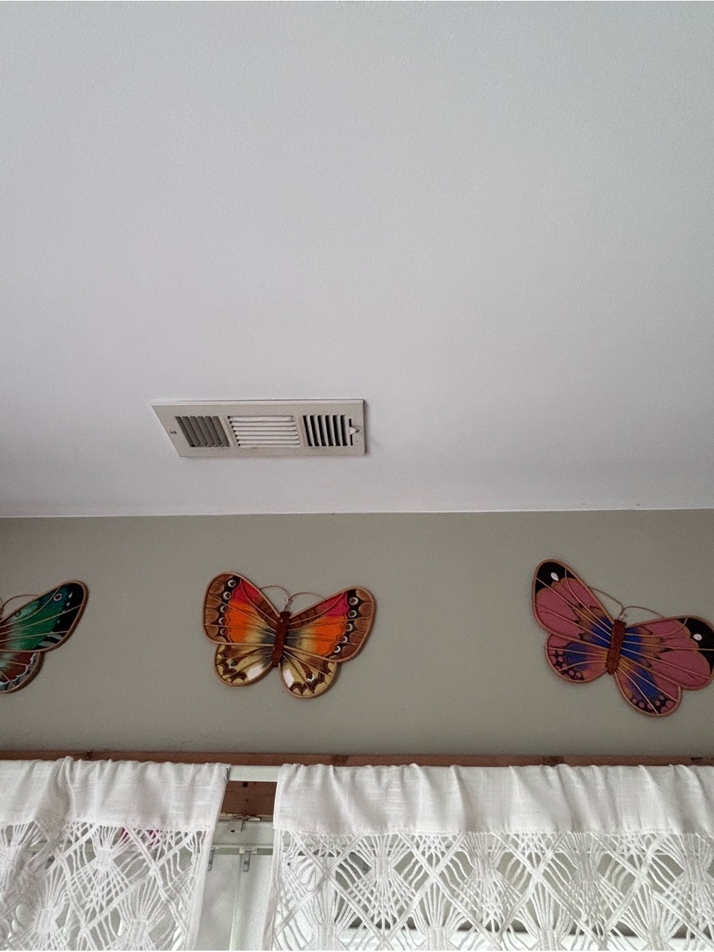 Rattan butterfly set